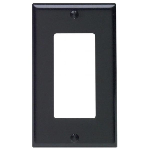 Leviton Leviton Mfg 004-80401-00E Black Single Gang Decora GFCI Wallplate 004-80401-00E